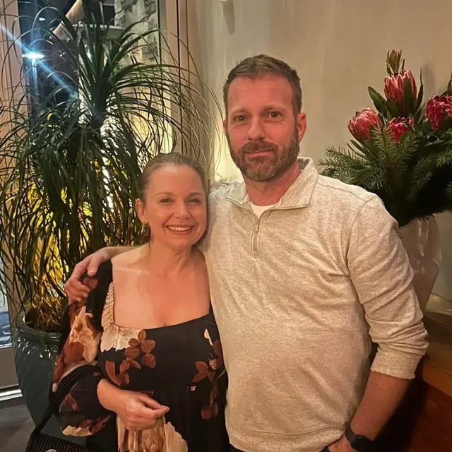 Scott Medlin and his wife